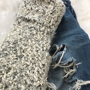 Fuzzy Turtle Neck Long Sleeve Sweater